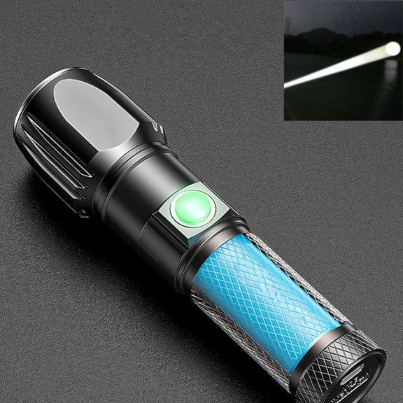 Clearance! Fanshiluo Flashlights-LED Flashlight,1000 Lumens Super Bright Flashlight,Zoomable,Rechargeable Flashlight With 4 Modes,,Powerful Handheld Flashlight