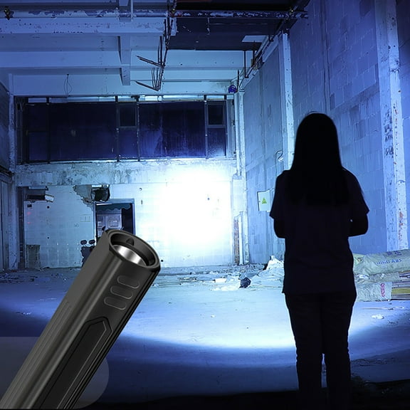 Clearance! Fanshiluo Flashlights-Multifunctional LED Outdoor Strong Light USB Charging High Power Water Proof Aluminum Alloy Flashlight