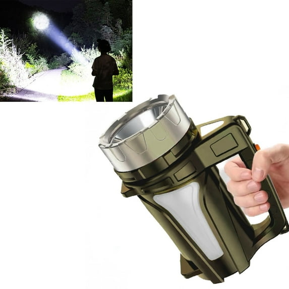 Clearance! Fanshiluo Flashlights-Portable Camping Tent Light With Cob Light,With 4 Light Modes,Lightweight And Super Bright Spotlight,Lamp For Outdoor Home And Car,For Hunting Boating