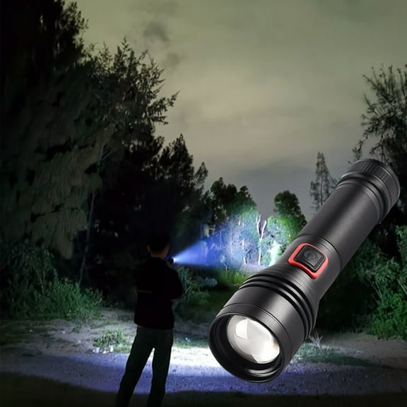 Clearance! Fanshiluo Flashlights-Strong Light Flashlight Charging Mini Compact And Convenient Flashlight LED Outdoor Lighting Flashlight Bright And Long-range