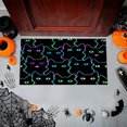 thumbnail image 1 of Clearance! Fanshiluo Halloween Crystal Velvet Cats Pattern Rug Non-slip Kitchen Mat,Entrance Door Mat,Bathroom Floor Mat,Toilet Absorbent Mat,Washable Rug Mat, 1 of 6