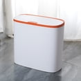 thumbnail image 1 of Clearance! Fanshiluo Trash Can-Touchless Sensor Trash Can 13 Liter/3.4 Gallon Small Capacity Trash Can With Lid Sensor Kitchen Bin Recycling For Kitchen/Living Room/Office, 1 of 8