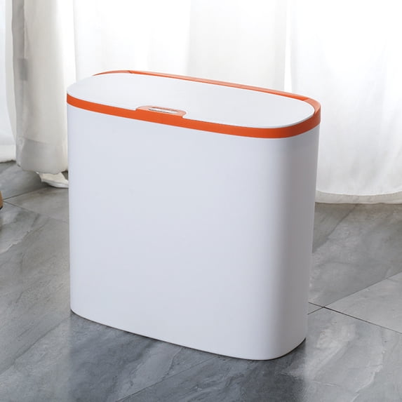 Clearance! Fanshiluo Trash Can-Touchless Sensor Trash Can 13 Liter/3.4 Gallon Small Capacity Trash Can With Lid Sensor Kitchen Bin Recycling For Kitchen/Living Room/Office