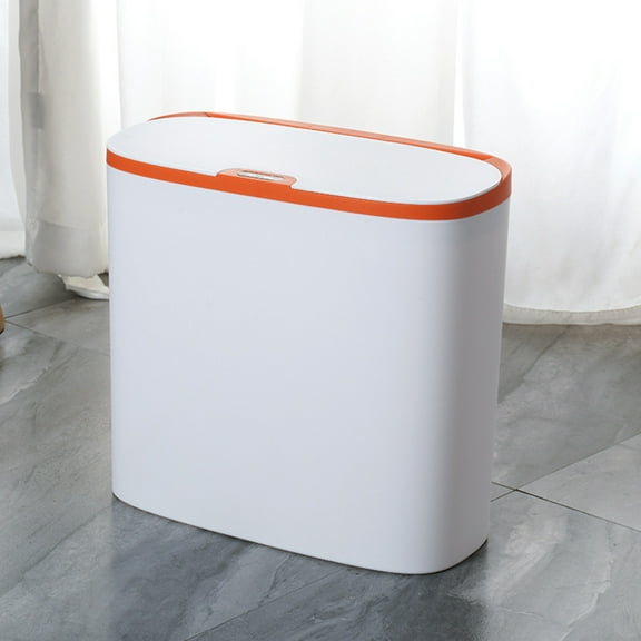 Clearance! Fanshiluo Trash Can-Touchless Sensor Trash Can 13 Liter/3.4 Gallon Small Capacity Trash Can With Lid Sensor Kitchen Bin Recycling For Kitchen/Living Room/Office