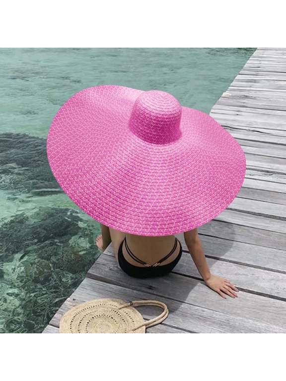 Summer Straw Hats Fashion Large Sun Hat Beach Anti-Uv Sun Protection Cap Hat