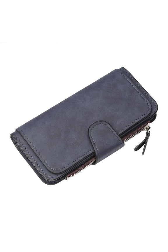 Fashion Women Wallet Leather Clutch Card Holder Purse Lady Long Handbag Multi Card Buckle Wallet