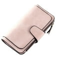 thumbnail image 1 of Clearance Fashionable Faux Leather Long Wallet, Multi-Compartment, 6 Color Options, for Cash, Cards & Essentials, 1 of 5