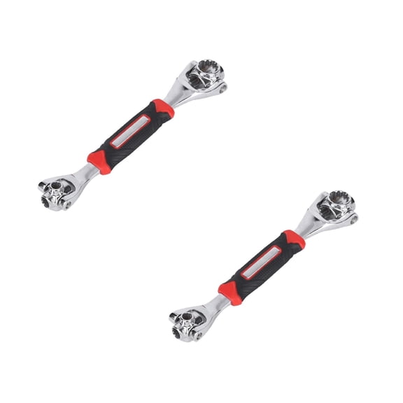 Clearance Faucet Hardware under $20,Universal 52 In 1 Socket Universal Multi Function Tool With 360 Swivel Head Dog Bone Universal Socket Home And Car Tool 2PC