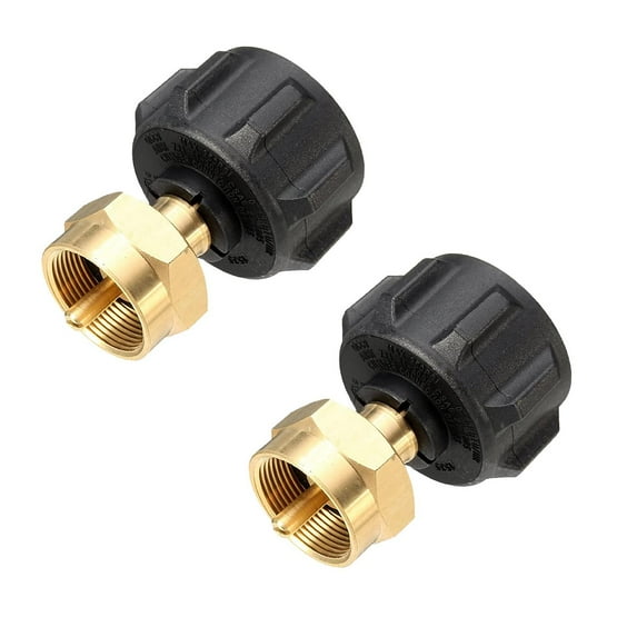 Clearance Faucet Hardware under $6,Propane Adapter LP Cylinder Tank Coupler Propane Tank And 1 Lb Throwaway Disposable Cylinder Propane Bottle Connector 2PC
