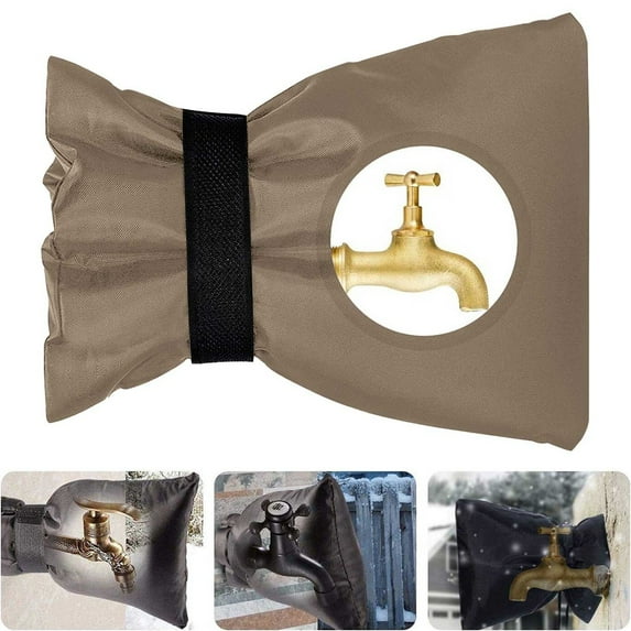 Clearance Faucets under $5,1PC Faucet Cover Faucet Fre Ezing Prote Ction For Faucet Outdoor Faucet Socks Water Proof Pipe Insulation Hose Cover Socks Anti Fre Ezing Prote Ction Insulated Hose C