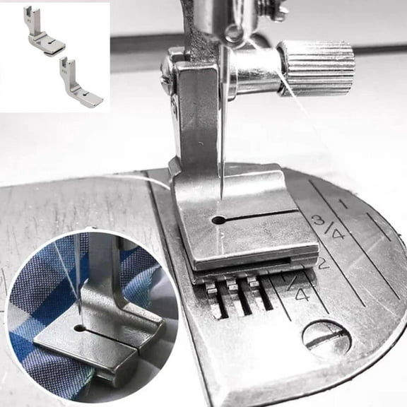 Clearance Faucets under $5,Piping Sewing Machine Presser Foot Cording Piping Double Snap On Presser Foot Silver Sewing Machine Double Gathering Pleated Presser Foo