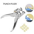 thumbnail image 1 of Clearance Faucets under $10,PUNCH KIT EYELET CRAFT SET PLIERS EYELETS W/ COMPLETE TOOL HOLE 100PCS BRASS Tools & Home Improvement, 1 of 6
