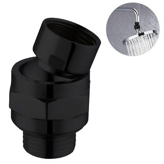 Clearance Faucets under $10,Shower Connector Ball Joint Shower Head Swivel Ball Adapter Adjustable Shower Arm Extension Bright