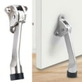 thumbnail image 1 of Clearance Faucets under $5,National N27 3557 39 Kickdown Door Stop In Satin 5 Inch, 1 of 9