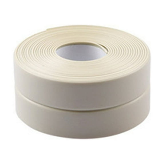 Clearance! Fdelink Adhesive Tape 125.9 Inch Self-Adhesive Kitchen Sink Bathroom Corner Caulking Sealing Tape Beige