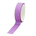 thumbnail image 1 of Clearance! Fdelink Adhesive Tape Discount 1 Roll Glitter Washi Tape DIY Decorative Colored Tape Sticky Craft Tape Self Adhesive Glitter Tape for Scrapbooking and Paper Crafts (Purple), 1 of 2