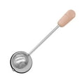 thumbnail image 1 of Clearance! Fdelink Drain Rack One-Face Stainless Steel Duster Strainer One-Handed Operation Spring Sticks Sugar Flour Spice Baking Tool Pink, 1 of 4