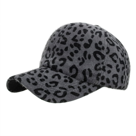 Clearance! Fdelink Baseball Hat Sun UV Protection Hat Fashion Women Men Breathable Leopard Adjustable Baseball Cap Hip Hop Hat Sun Hat Grey