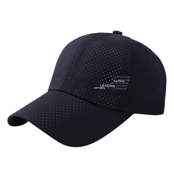 Clearance! Fdelink Baseball Hat Sun UV Protection Hat New Summer Outdoor Unisex Mesh Patchwork Baseball Cap Sun Hat Baseball Caps Navy