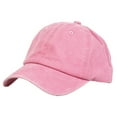 thumbnail image 1 of Clearance! Fdelink Baseball Hat Sun UV Protection Hat Unisex Baseball with Ponytail Opening Ponytail Adjustable Breathable Solid Caps Pink, 1 of 2