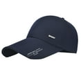thumbnail image 1 of Clearance! Fdelink Baseball Hat Sun UV Protection Hat Womens Mans Cotton High Quality Embroidered Unisex Baseball Caps Adjustable Navy, 1 of 3