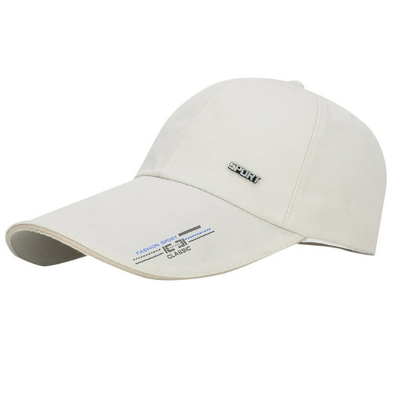 Clearance! Fdelink Baseball Hat Sun UV Protection Hat Womens Mans Cotton High Quality Embroidered Unisex Baseball Caps Adjustable White
