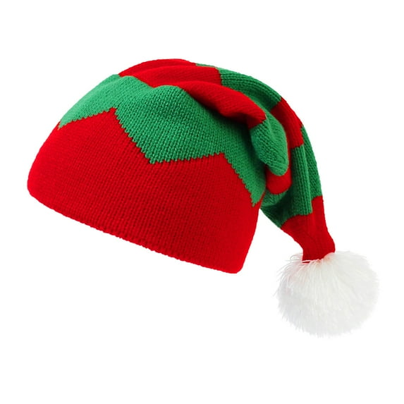 Clearance! Fdelink Beanie Hat Christmas Hat Men and Women Christmas Hats Outdoor Solid Color Christmas Knitted Cotton Hats Sunscreen Running Sports Warm Knitted Hats Red