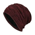 thumbnail image 1 of Clearance！Fdelink Beanie Hat Men Women Slouch Hats Warm Plush Winter Hat Soft Knitted Hat, Women Hat, 1 of 5