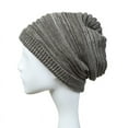 thumbnail image 1 of Clearance! Fdelink Beanie Hat Winter Hats Women's Warm Casual Hats Couples Knit Hats Caps Grey, 1 of 3