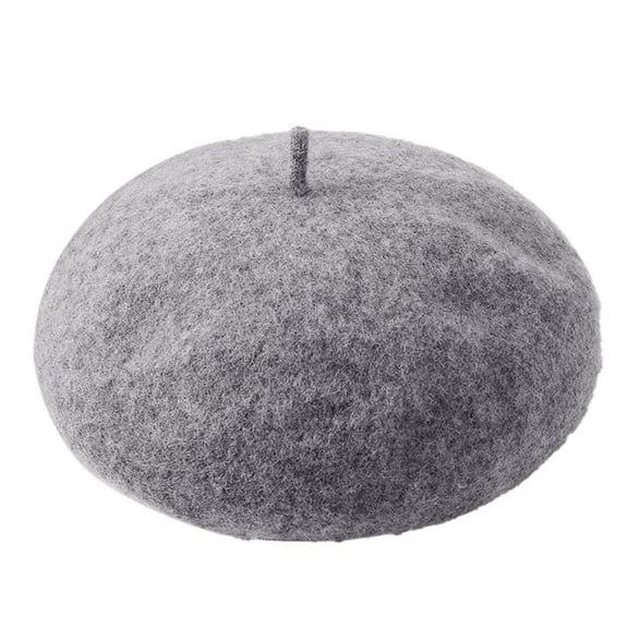 Clearance! Fdelink Beret Hat Winter Hats Women New Solid Color Adjustable Wool Beret Wool Warm Hat in Autumn and Winter