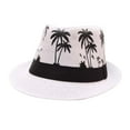 thumbnail image 1 of Clearance! Fdelink Bucket Hat Sun UV Protection Hat Adults Summer Fashion Sunscreen Straw Cap Beach Casual Fisherman Hat White, 1 of 2