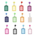 thumbnail image 1 of Clearance! Fdelink Certificate Cover 12 Retractable Badge Holders with Horizontal ID Card Holder, Retractable Buckle, Certificate Cover and Chest Card Cover Business Card Holder, 1 of 2