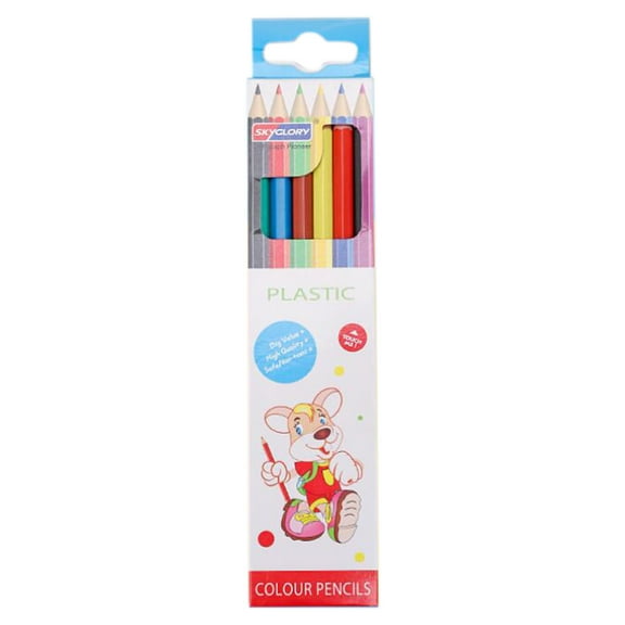 Clearance! Fdelink Colored Pens Children Drawing Colored pencils Set 6/12/18/24 Colors Painting Pen Set