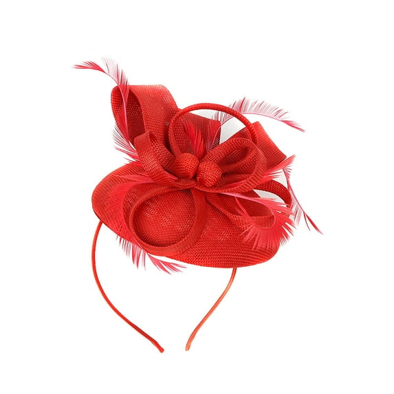 Clearance! Fdelink Handmade Women Hair Clip Feather Wedding Casual Fascinator Headpieces the Band