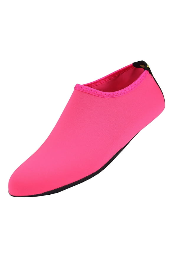 Clearance! Fdelink Men's and Women's Water Socks Barefoot Speed Dry Anti-skid Water Socks Yoga, Diving Socks (Hot Pink)