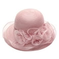 thumbnail image 1 of Clearance! Fdelink Party Wedding Tea Fascinator Women's Hat Bridal Baseball Caps Fashion Hat (Pink), 1 of 2