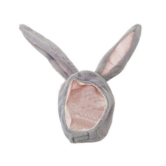 Clearance! Fdelink Plush Fun Bunny Ear S Hood Women Hats Warm Soft And, the Towel (Grey)
