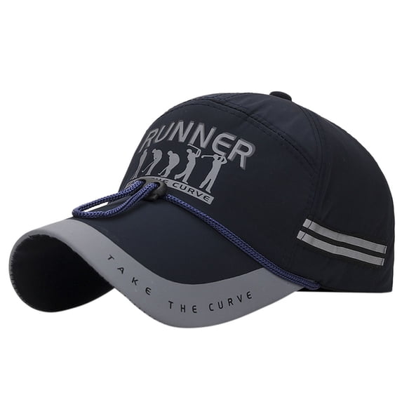 Clearance! Fdelink Reflective Running Cap a Quick Dry Hat for Men the Flashback 360 Sports Cap, Fashion Hat (Navy)