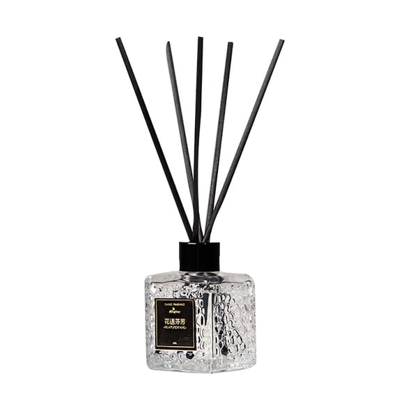 Clearance! Fdelink Rom Rpy Stick Reed Oil Diffusers with Natural Sticks, Glass Bottle and Scented Oil 50ML Artificial