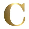 thumbnail image 1 of Clearance! Fdelink Stickers PVC Removable 26 Letters Self-Adhesive Stickers for DIY Art and Craft (gold) C Wall Stickers, 1 of 1