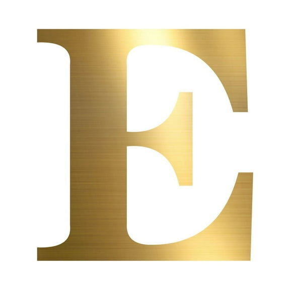 Clearance! Fdelink Stickers PVC Removable 26 Letters Self-Adhesive Stickers for DIY Art and Craft (gold) E Wall Stickers