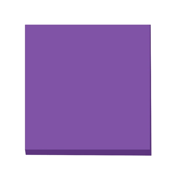 Clearance! Fdelink Sticky Notes 3*3 Feet Tearable and Super Sticky Notes, Bright Colors 100 Sheets Sticky Note Purple
