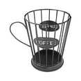 thumbnail image 1 of Clearance! Fdelink Storage Rack Cup Holder Mug Shape Coffee Pod Holders Storage Organizer for Counter Coffee Bar Black, 1 of 2