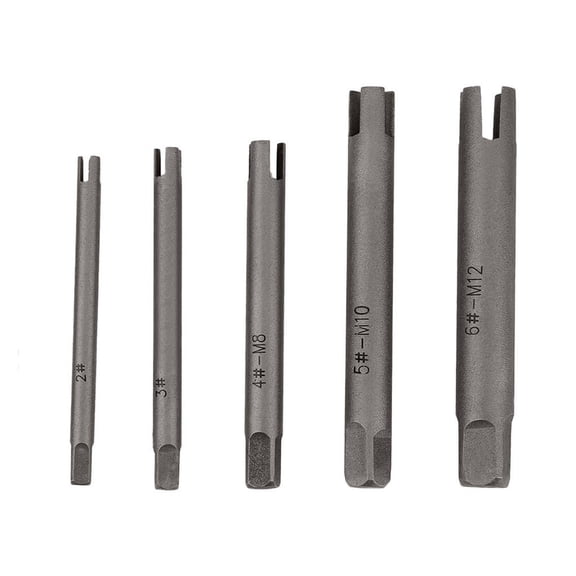 Clearance！Fdelink Tap Extractor High Quality Steel Broken Head Taps Remover Stripped Screw Tap Extractor Set