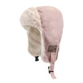 thumbnail image 1 of Clearance! Fdelink Trapper Hat Winter Hats Hat Ladies Autumn and Winter Warm Fashion Cold Hat Riding Warm and Cold Ear Protection Thick Cold Hat Pink, 1 of 3