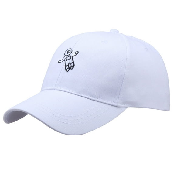 Clearance! Fdelink Unisex Fashion Hat Astronaut Emberoidery Baseball Hat Cap Wh Women Hat (White)