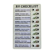 Clearance! Fdelink Wall Hanging Inspection Rv Checklist Registration Form Project Rv Inspection Tools Home Improvement White
