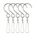 thumbnail image 1 of Clearance! Fdelink Wind Spinner Metal Wind Turn Hook Wind Chime Hook Stainless Steel Free Rotation Bearing Small Hook Hooks, 1 of 1