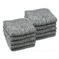 thumbnail image 1 of Clearance! Fdelink Wipes Rag Towel Dish Kitchen Cloth Microfiber Double Sideed Corall Velvet Bambooo Charccoal Fibre Dish Oil Non Stick Cloth Kitchen Cleaning Supplies 10PC 25x25cm, 1 of 9