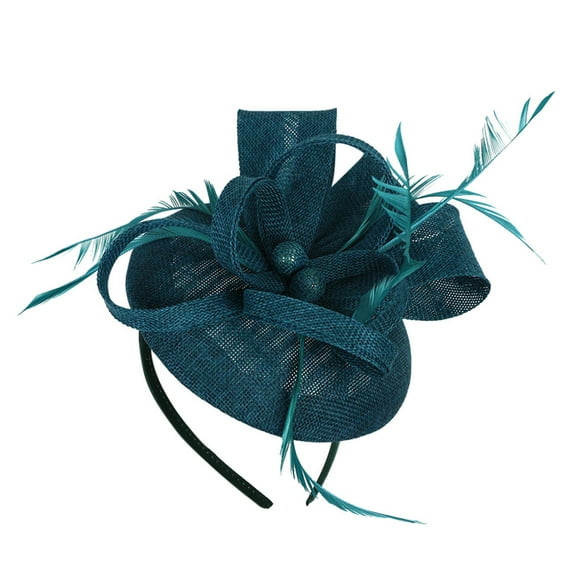 Clearance! Fdelink Women Hair Clip Feather Wedding Casual Fascinator Headpieces the Band (Green)